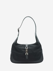 Sign of the Times Mini Jackie Canvas And Leather Black Bag - Image 2 of 10