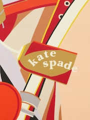 kate spade new york Pink Bag Chaos Silk Bandana Scarf - Image 4 of 4