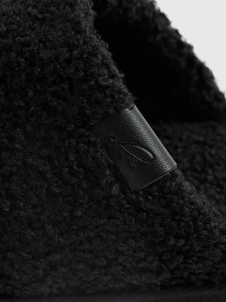 River Island Black Borg Mule Slippers - Image 5 of 5 River Island Black Borg Mule Slippers - Image 5 of 5