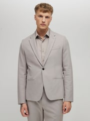 River Island Brown Skinny Comfort Tech Jacket - Image 1 of 4