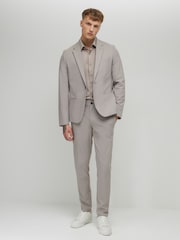 River Island Brown Skinny Comfort Tech Jacket - Image 2 of 4