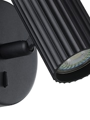 Eglo Black Portillo Aluminium & Steel Modern Wall Spotlight - Image 6 of 6