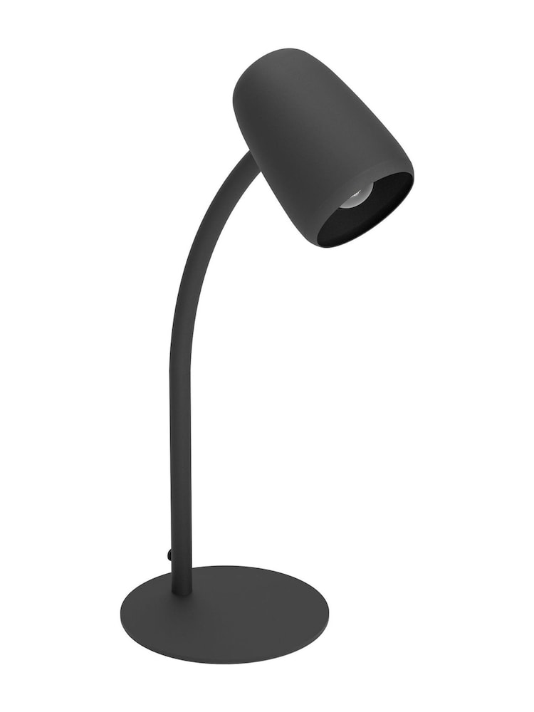 Eglo Black Carlo Modern Steel Flexible Desk Lamp - Image 2 of 5 Eglo Black Carlo Modern Steel Flexible Desk Lamp - Image 2 of 5
