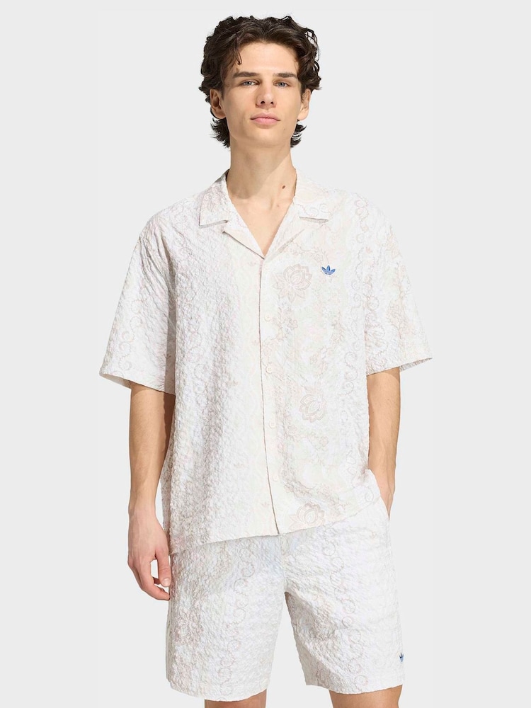 adidas Originals Neutral Resort Shirt - Image 1 of 6