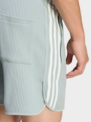 綠色 - adidas Originals Waffle Knit Sprinter Shorts - 圖片 3/6