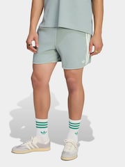綠色 - adidas Originals Waffle Knit Sprinter Shorts - 圖片 4/6