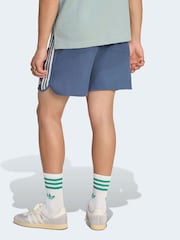 海軍藍 - adidas Originals Waffle Knit Sprinter Shorts - 圖片 2/6