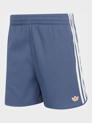 海軍藍 - adidas Originals Waffle Knit Sprinter Shorts - 圖片 6/6