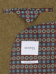 Skopes Green Hexham Tailored Fit Wool Blend Jacket - Image 6 of 7