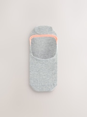 Grey Pastel Tipping Invisible Socks 4 Pack - Image 3 of 7