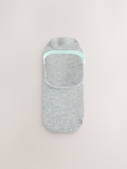 Grey Pastel Tipping Invisible Socks 4 Pack - Image 4 of 7
