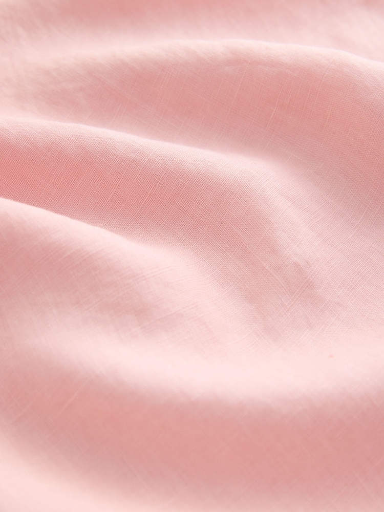 Pale Pink N. Premium 100% Linen Column Skirt - Image 2 of 3