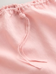 Pale Pink N. Premium 100% Linen Column Skirt - Image 3 of 3