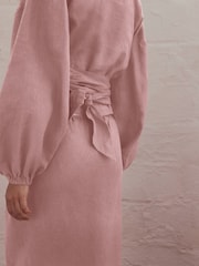 Pale Rosa - N. Premium 100% Linsøyleskjørt - Bilde 4 av 8