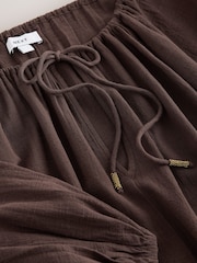 Chocolate Brown Beach Kaftan - Image 3 of 3