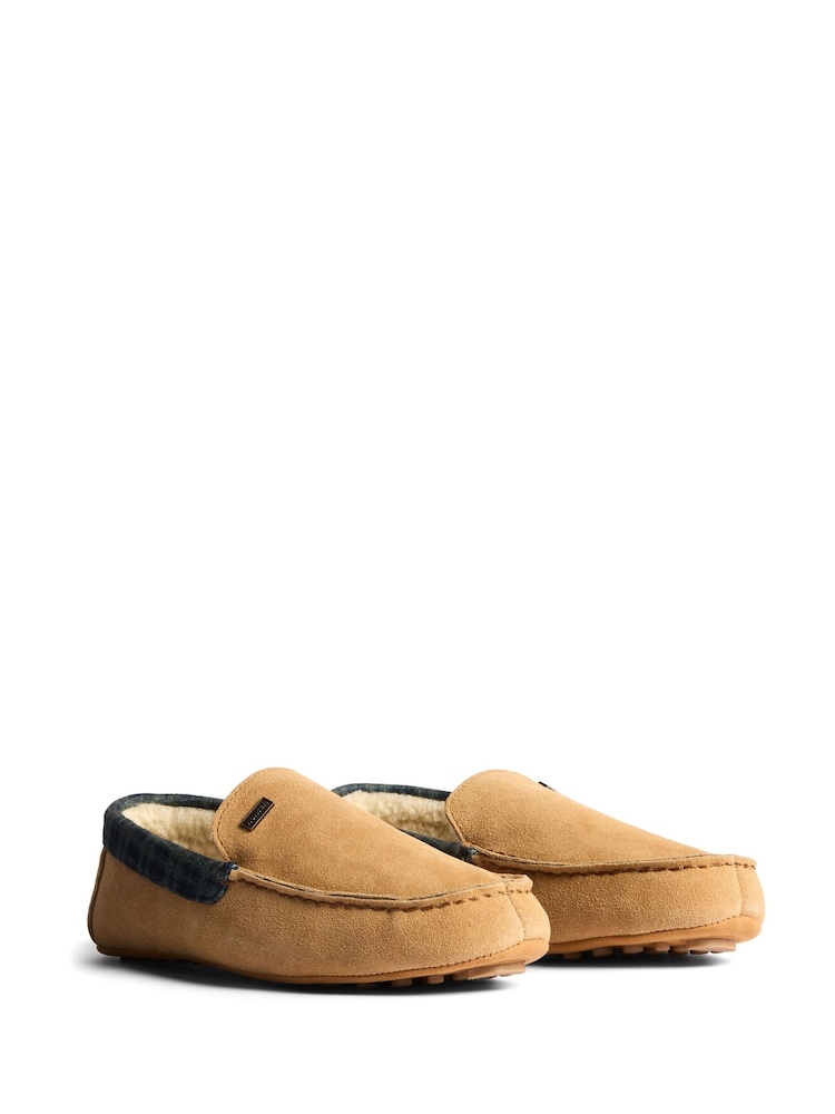 Hunter Blue Moccassin Slippers - Image 1 of 4