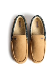 Hunter Blue Moccassin Slippers - Image 3 of 4