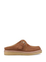 Sperry Captain Oxford  Brown Mules - Image 1 of 4