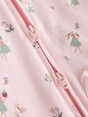 Pink Baby Sleepsuits 3 Pack - Image 10 of 13