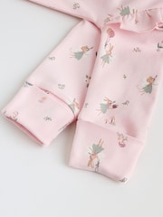 Pink Baby Sleepsuits 3 Pack - Image 13 of 13