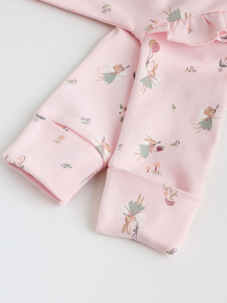 Pink Baby Sleepsuits 3 Pack - Image 13 of 13