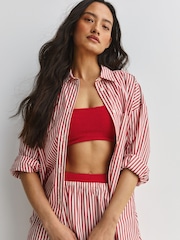 Hunza G Red Patricia Square Neck High Waist Bikini - Image 6 of 7