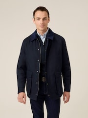 Skopes Blue Ribble Showerproof Wax Jacket - Image 1 of 10