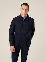 Skopes Blue Ribble Showerproof Wax Jacket - Image 3 of 10