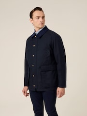 Skopes Blue Ribble Showerproof Wax Jacket - Image 5 of 10