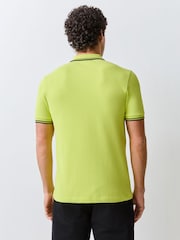 Fred Perry Green Tipped Polo Shirt - Image 3 of 5