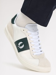 Fred Perry B4 Textured Poly Suede Trainers - Bild 2 von 5