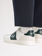 Fred Perry B4 Textured Poly Suede Trainers - Bild 3 von 5