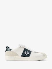 Fred Perry B4 Textured Poly Suede Trainers - Bild 4 von 5