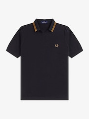 Negro - Fred Perry Pointelle Knitted Shirt - Imagen 5 de 6