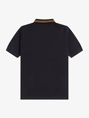 Negro - Fred Perry Pointelle Knitted Shirt - Imagen 6 de 6