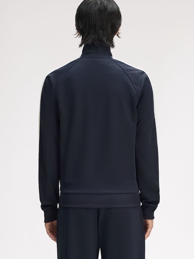 Fred Perry Blue Cable Taped Track Jacket - Image 2 of 5