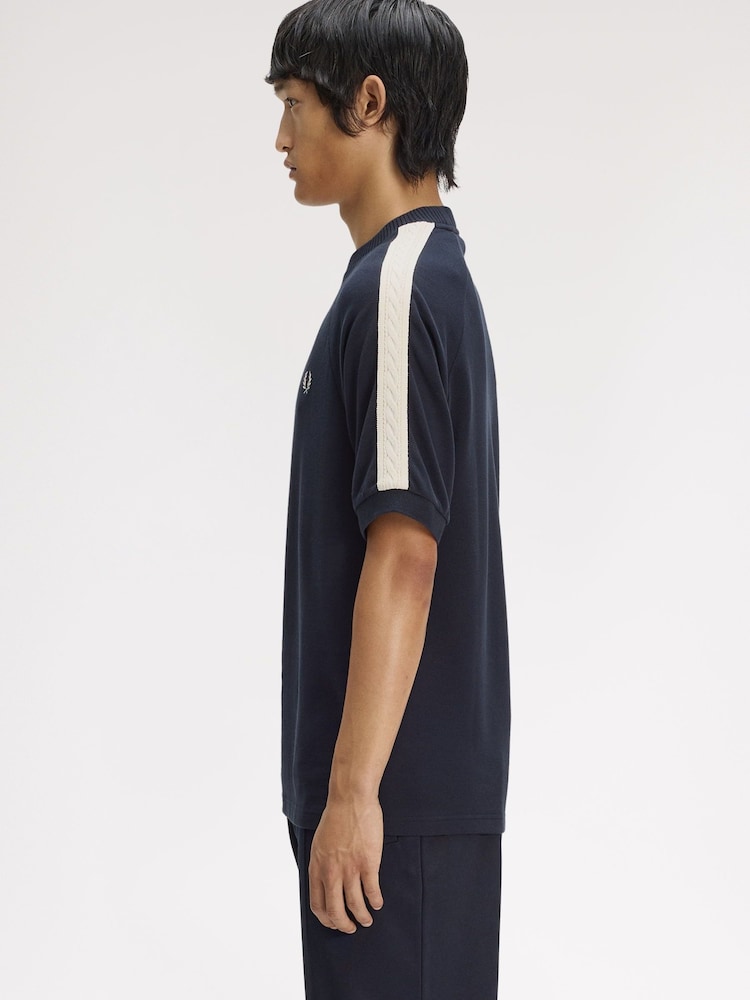 Fred Perry Cable Taped T-Shirt - Εικόνα 2 από 5