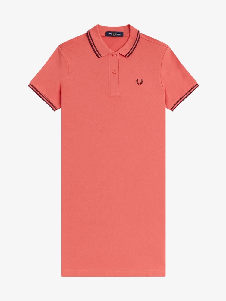 Fred Perry Pink The Twin Tipped Dress - Image 1 of 2