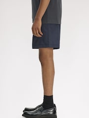 Fred Perry Blue Twill Shorts - Image 3 of 5