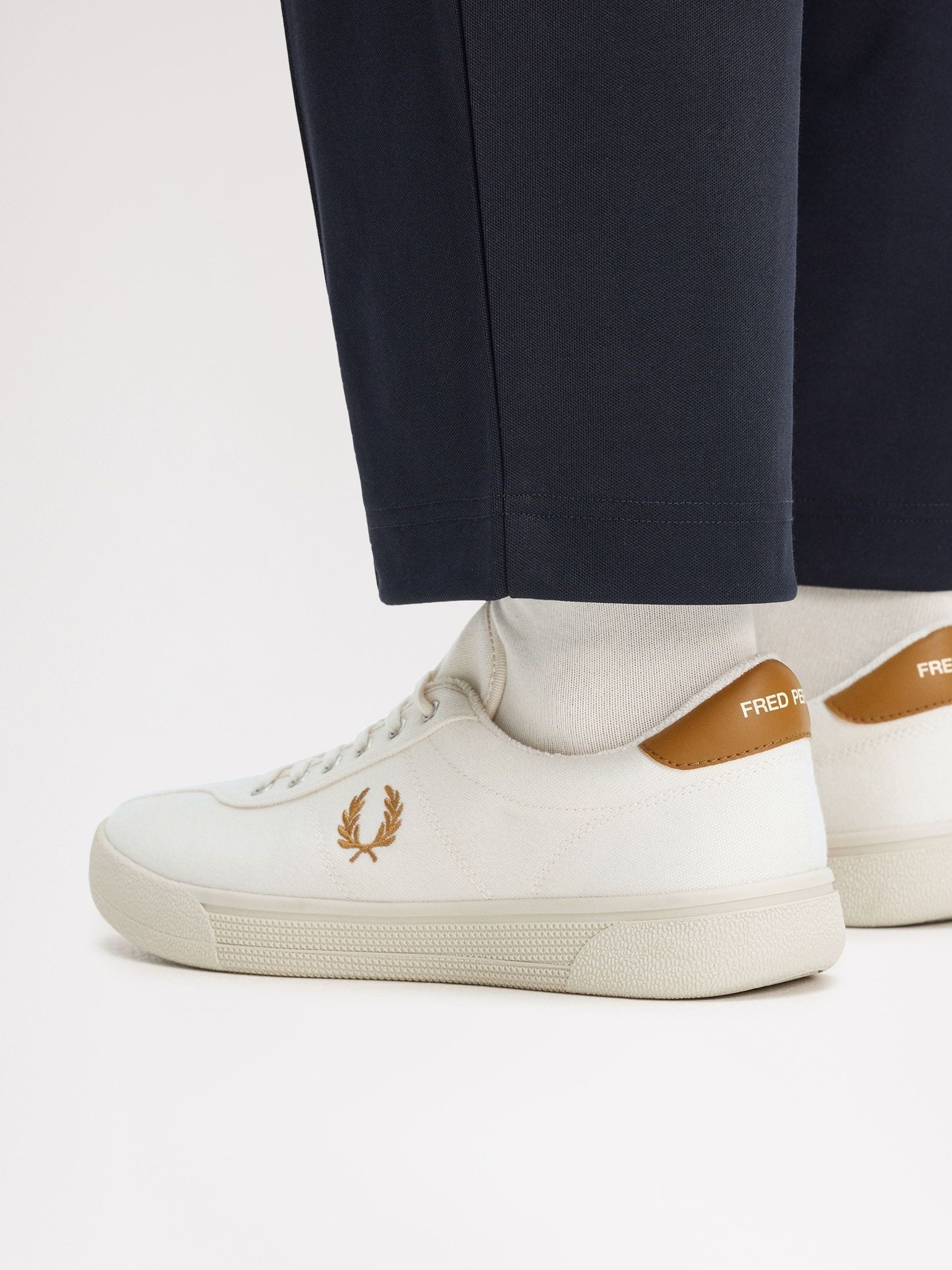 Buy Fred Perry Cream Tennis Shoes Poly Canvas from Next USA