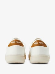 Fred Perry Cream Tennis Shoes Poly Canvas - Image 5 of 5