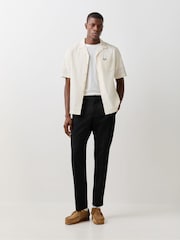 Fred Perry Cream Oxford Shirt - Image 2 of 4