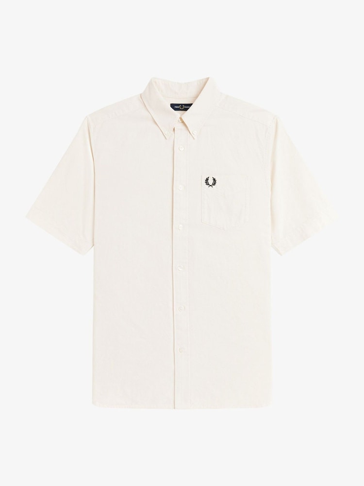 كريم - قميص أكسفورد من Fred Perry - صورة 5 من 5