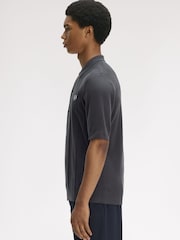 رمادي - قميص مقلم بالطول من Fred Perry - صورة 2 من 5