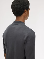 رمادي - قميص مقلم بالطول من Fred Perry - صورة 3 من 5