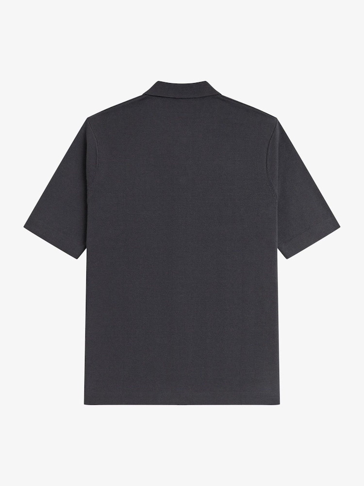 رمادي - قميص مقلم بالطول من Fred Perry - صورة 5 من 5