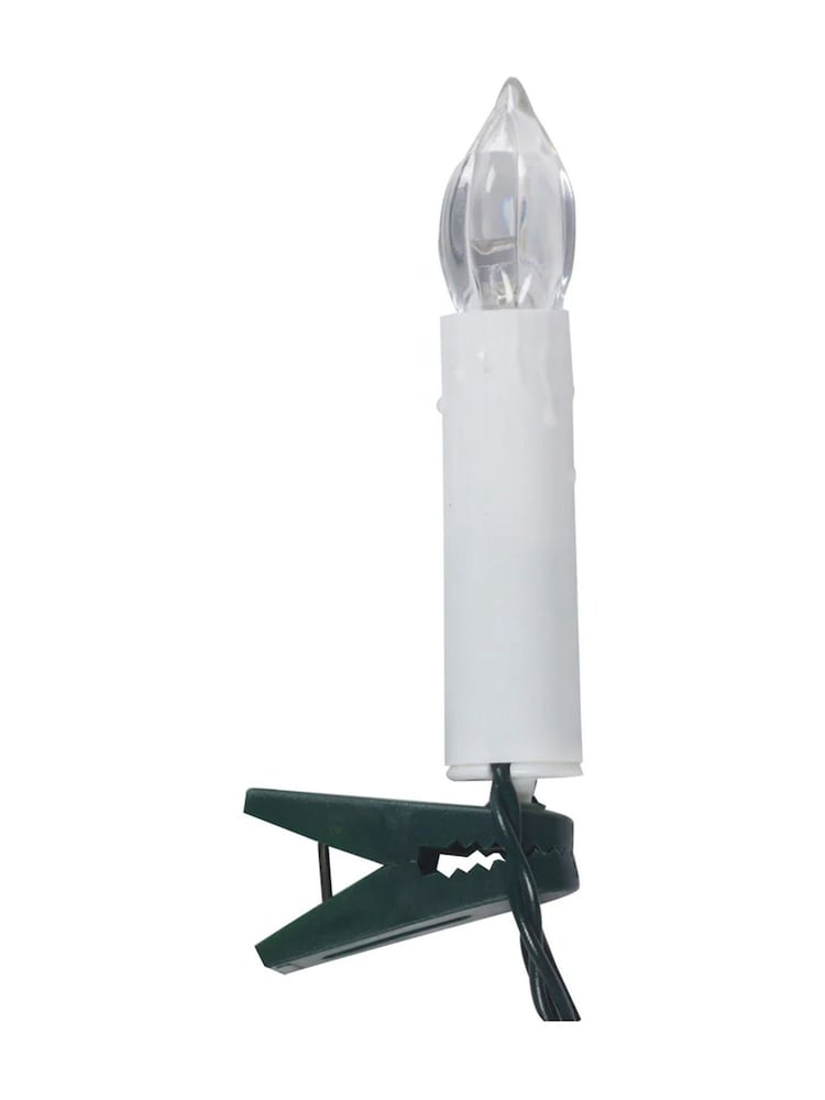 Lights4fun 50 LED Christmas Tree Clip-On Candle Lights - Image 4 of 4