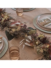 Lights4fun 2m Pre Lit Autumn Winter Garland - Image 1 of 6