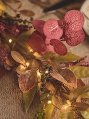 Lights4fun 1.5m Pre Lit Autumn Winter Full Garland - Image 7 of 8