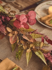 Lights4fun 1.5m Pre Lit Autumn Winter Full Garland - Image 8 of 8